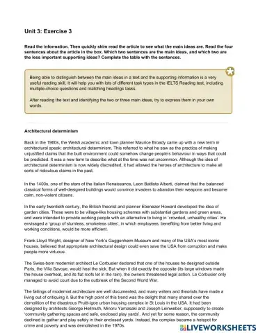 Mindset IELTS 3 - Grammar & Vocabulary Skills Modules - Unit 3 Ex3