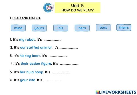Week 30 - Grade 1- liveworksheet
