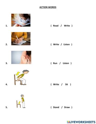 Action Words
