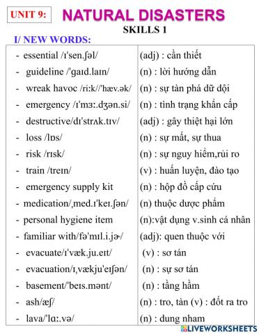 English8- unit 9- skills 1
