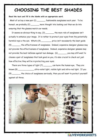 Choosing the Best Shades FCE Use of English