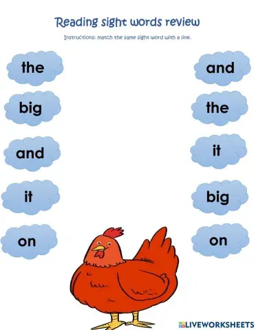 Sight words review