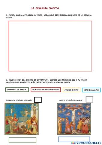 SEMANA SANTA INFANTIL