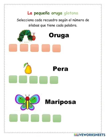 Separar por sílabas