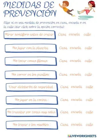 Prevención de accidentes