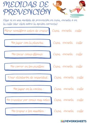 Prevención de accidentes