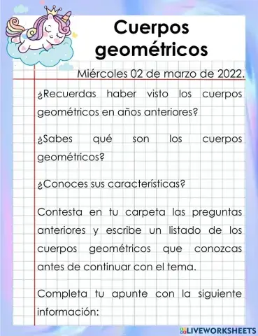 Cuerpos geométricos