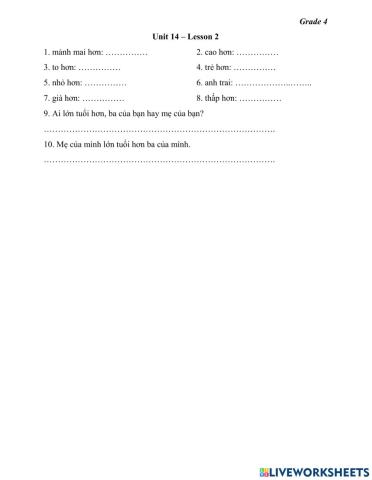 Unit 14 Lesson 2
