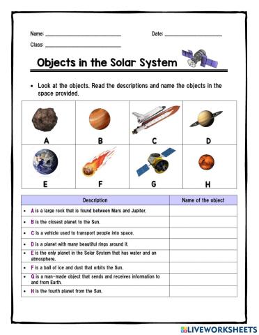 Objects in the Solar System