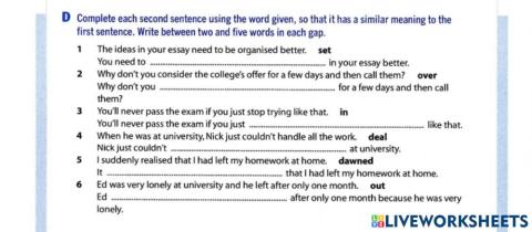 Education and Learning