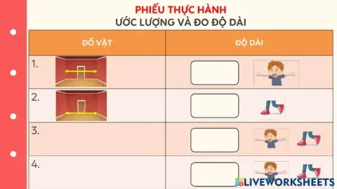 Thực hành ước lượng và đo độ dài