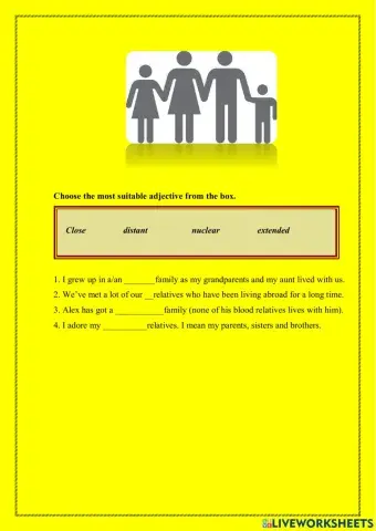 I, My Family, My Friends