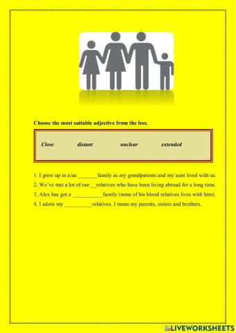 I, My Family, My Friends