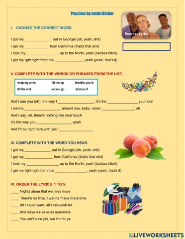 Listening Practice with a song