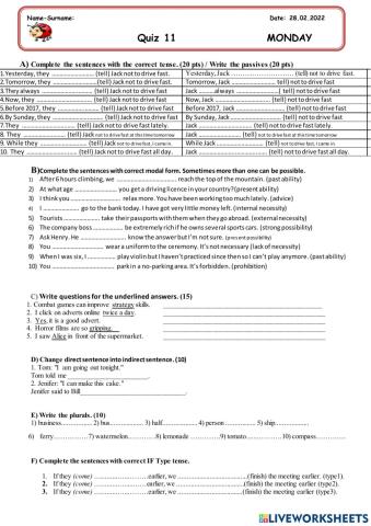 Quiz- YDS-13 -February-2022