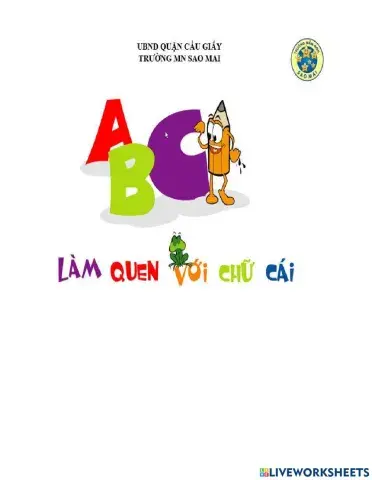 Làm quen chữ cái