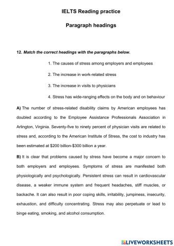 Paragraph Heading 12