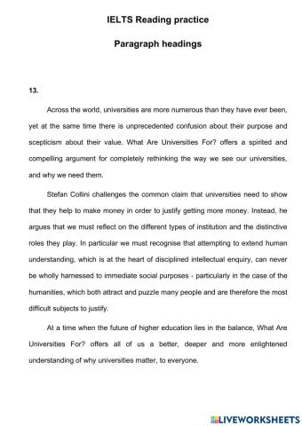 Paragraph Heading 13