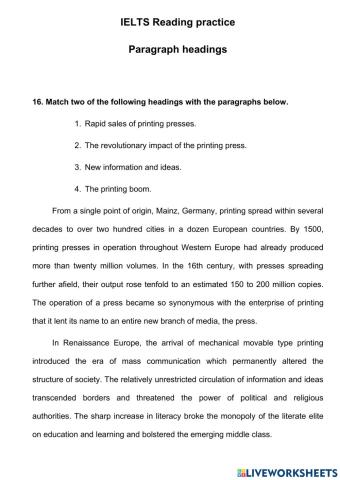 Paragraph Heading 16