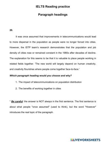 Paragraph Heading 20