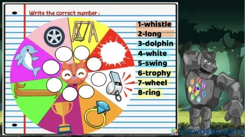 Write the correct number