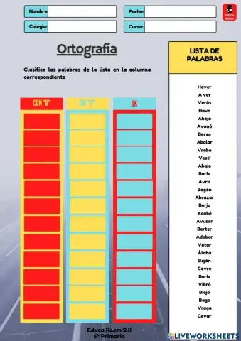 6º ud7 ortografia lengua