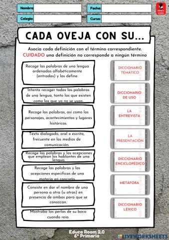 6º ud7 terminologia lengua