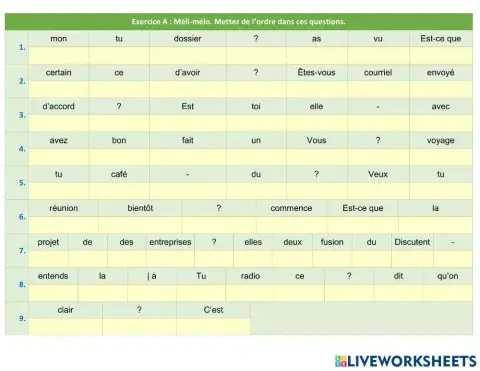 Les questions fermées