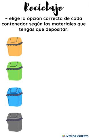 El reciclaje