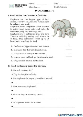 Unit 9 Worksheet 4