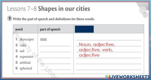 Shapes in our cities