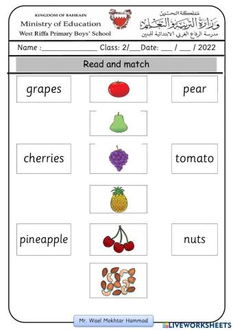F&F 2 - Unit 5 - Lunchtime