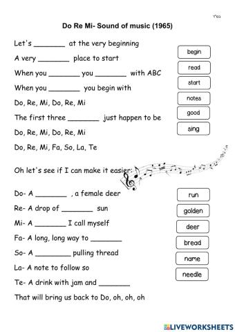 Do Re Mi- sound of music 1965