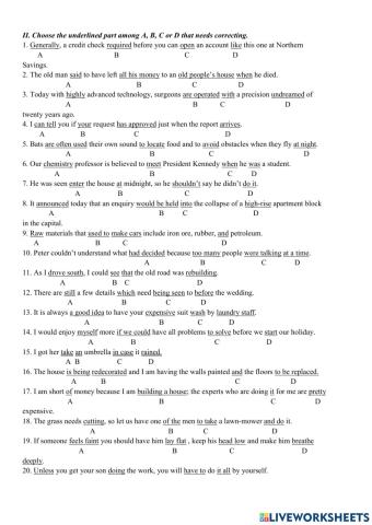 Chữa lỗi sai- Acti