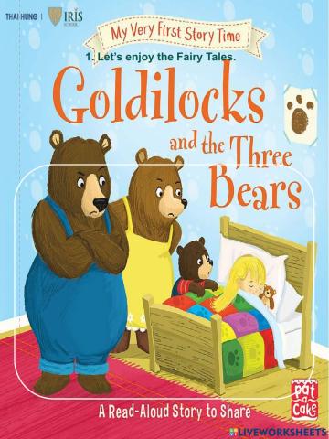 Rainbow-Worksheet about Goldilocks and The Three Bears 2