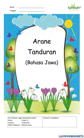 Bahasa Jawa-Arane Tanduran-Menjodohkan