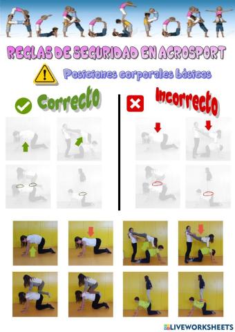 Acrosport:  Normas de seguridad