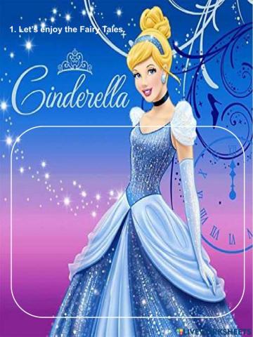 Sunny-Worksheet about Cinderella