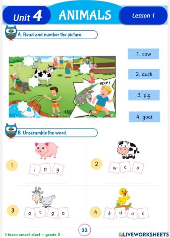 I learn smart start grade 2- unit 4