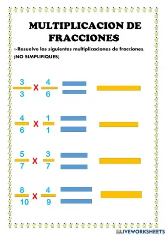 Multiplicación De Fracciones