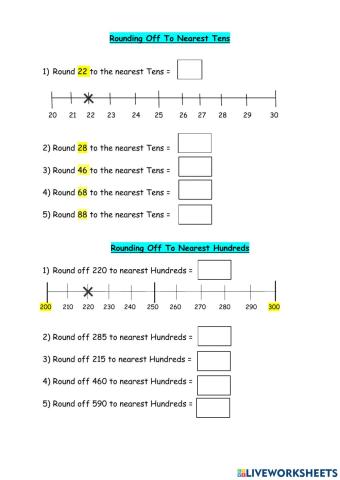 Rounding Off  Numbers