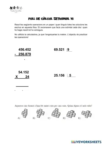 Full de càlcul 16(OM)