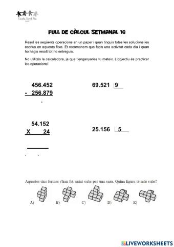 Full de càlcul 16(OM)