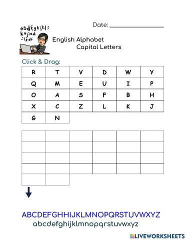 FL Alphabet Capital letters