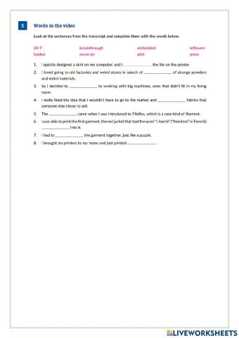 3D Printing post-listening