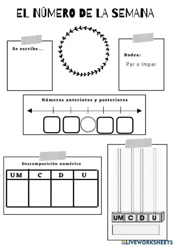 Número de la semana