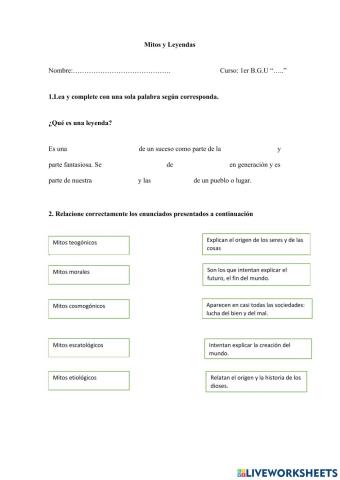 Mitos y Leyendas