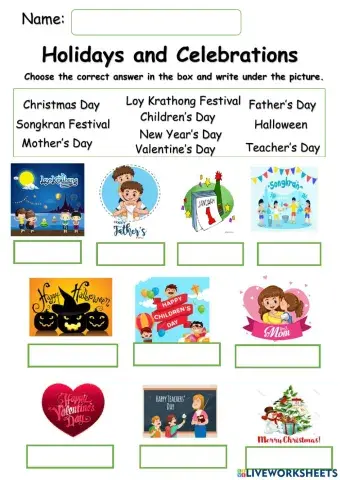 Holidays and Celebrations