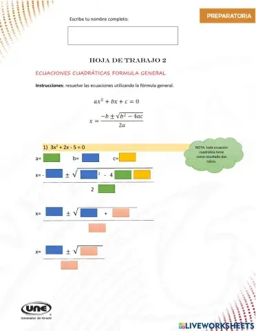 Ecuaciones Cuadráticas