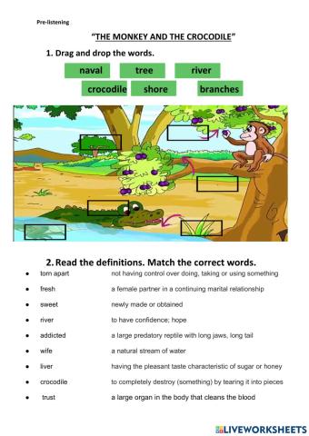 The Monkey and the Crocodile